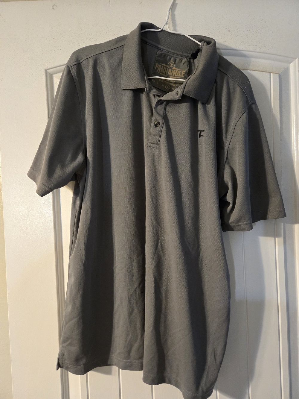 Panhandle Slim Gray Men's Polo Shirt